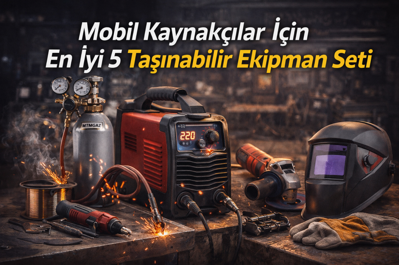 Mobil kaynakçılar için taşınabilir ekipman seti