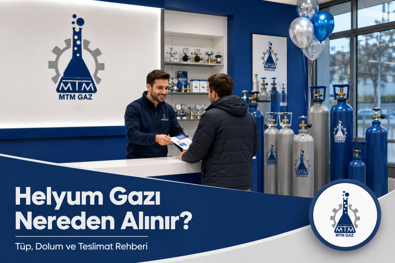 Helyum Gazı Nereden Alınır? Helyum Tüpü, Dolum ve Teslimat Rehberi