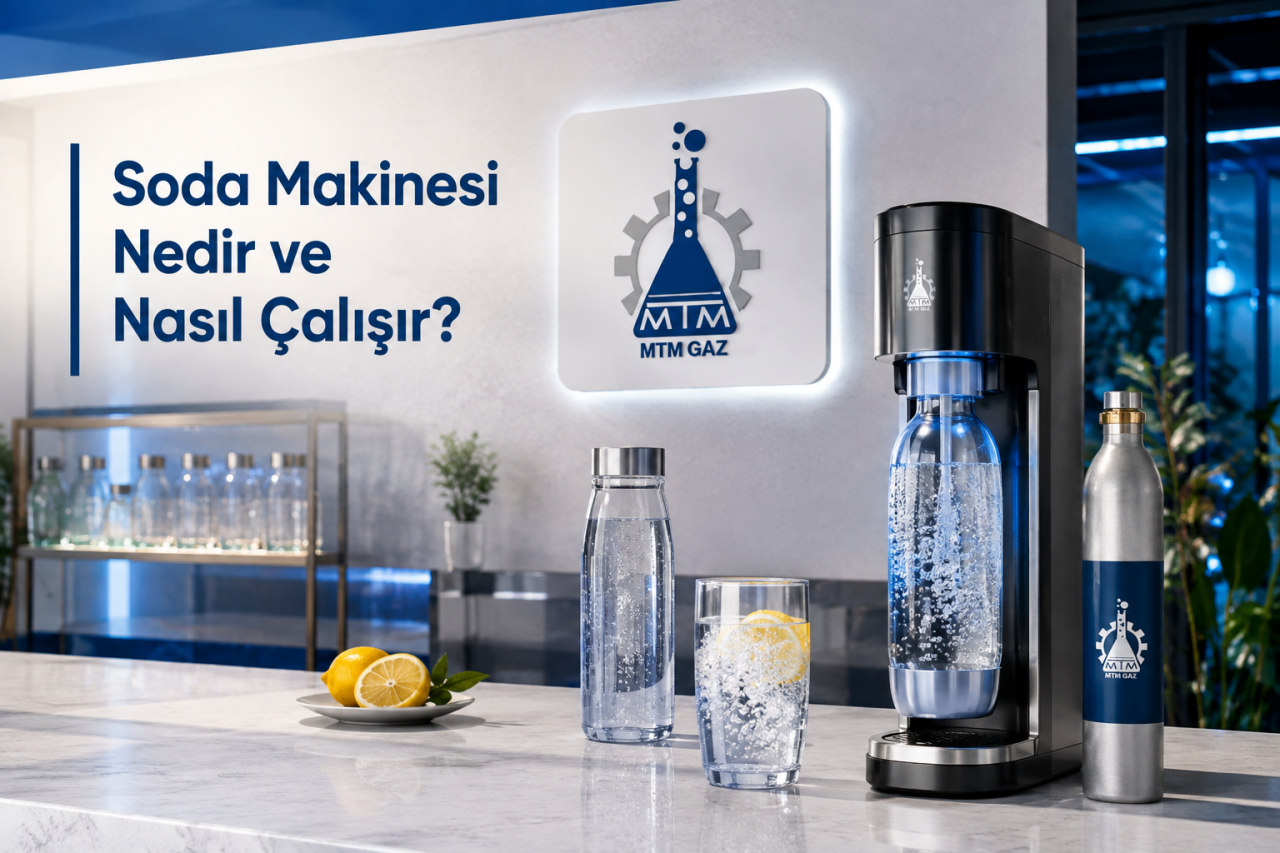 Soda Makinesi Nedir ve Nasıl Çalışır? Evde Gazlı Su Yapma Rehberi