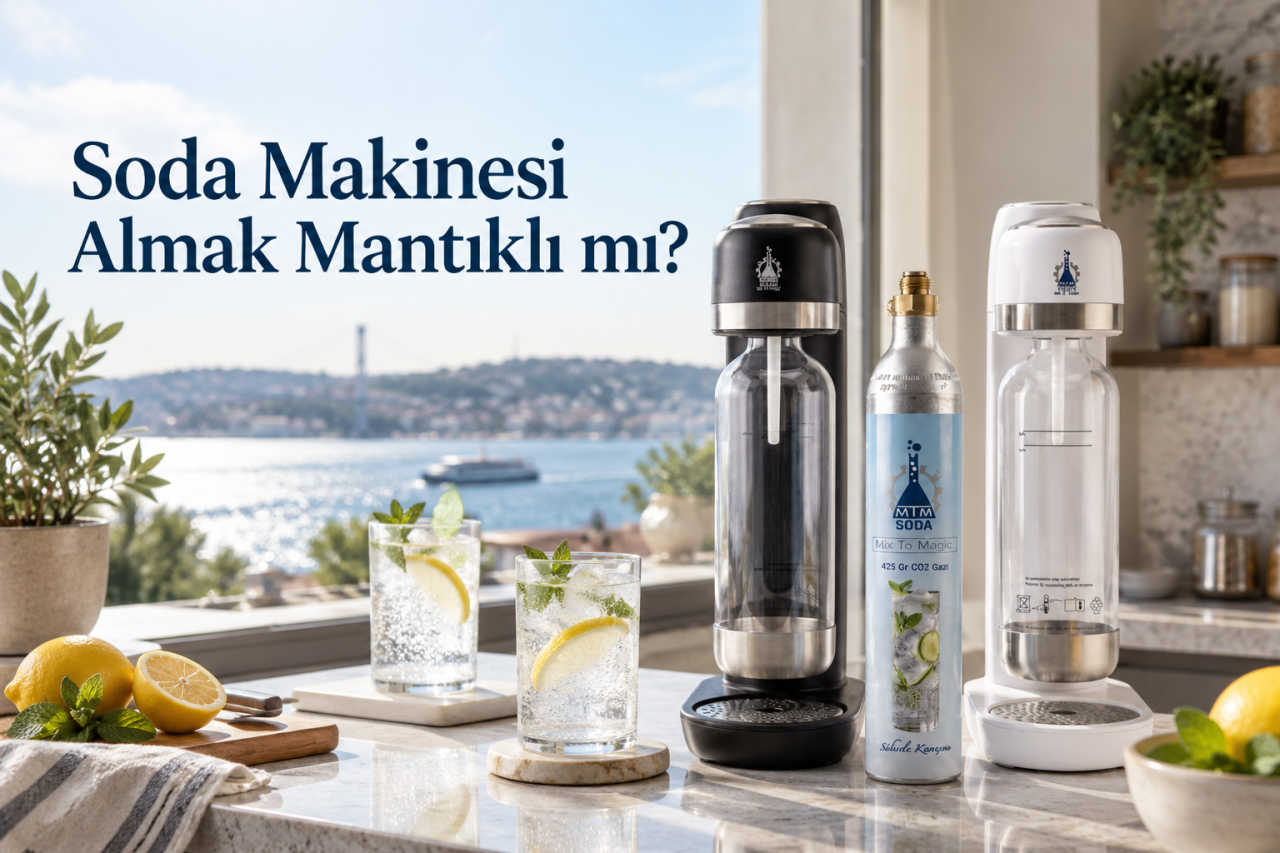 Soda Makinesi Almak Mantıklı mı? Maliyet, Kullanım ve Kimler İçin Uygun?