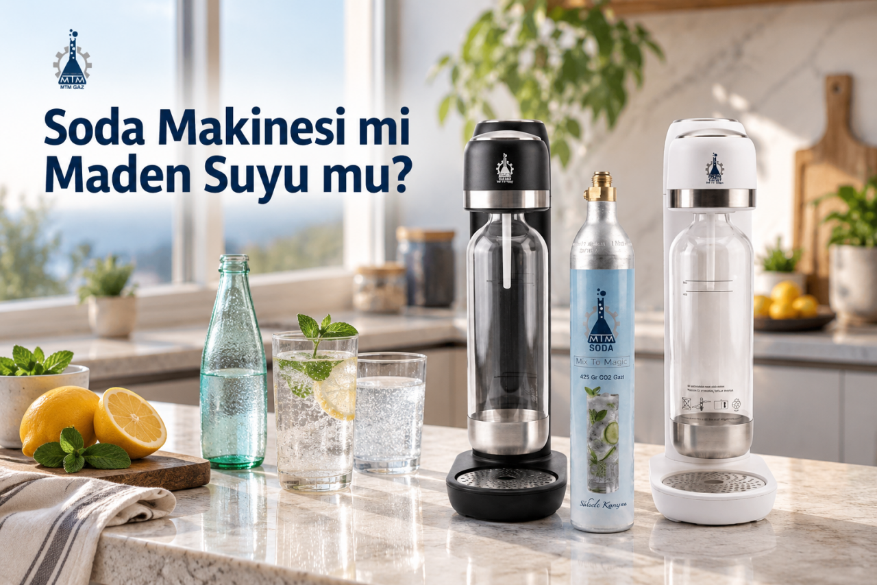 Soda Makinesi mi Maden Suyu mu? Aradaki Fark Nedir?