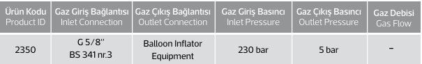 HELYUM BALON ŞİŞİRME REGÜLATÖRÜ 2350