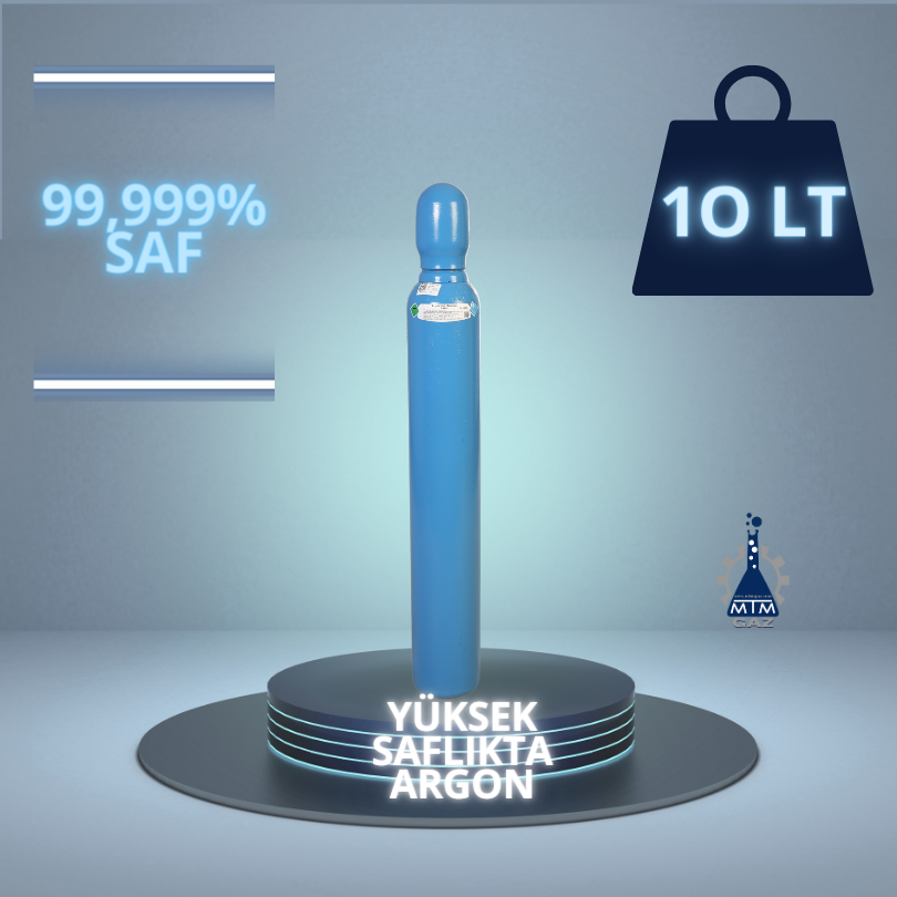YÜKSEK SAFLIKTA ARGON 10 LT
