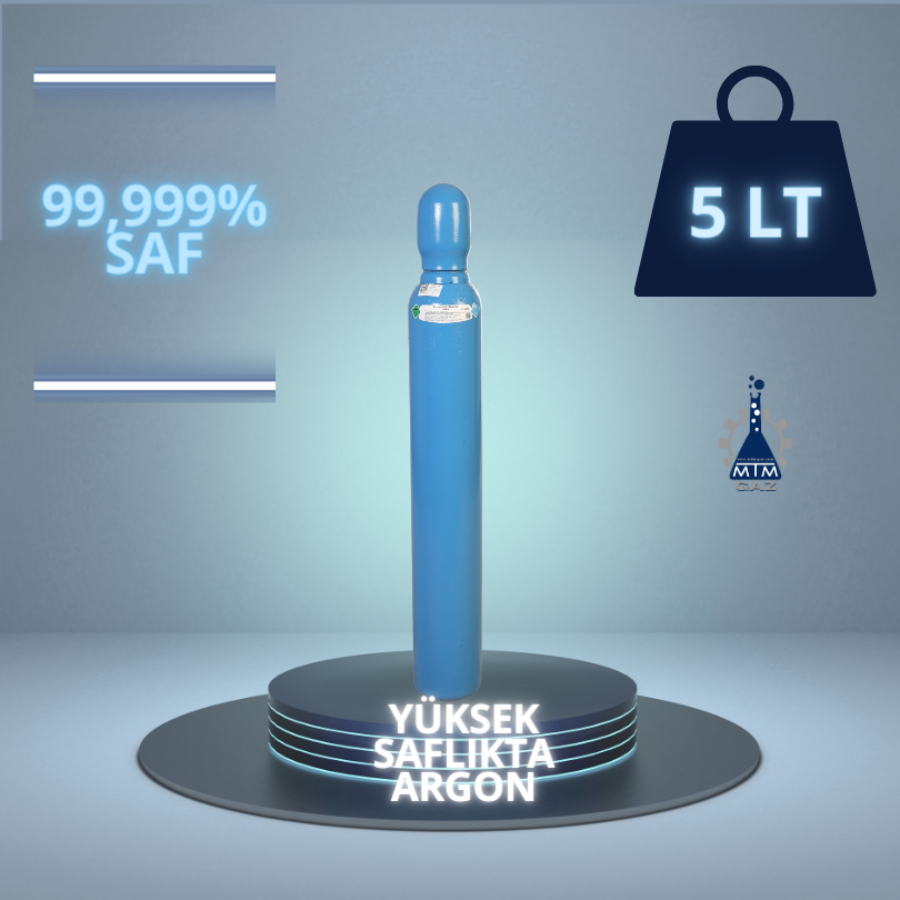 YÜKSEK SAFLIKTA ARGON 5 LT