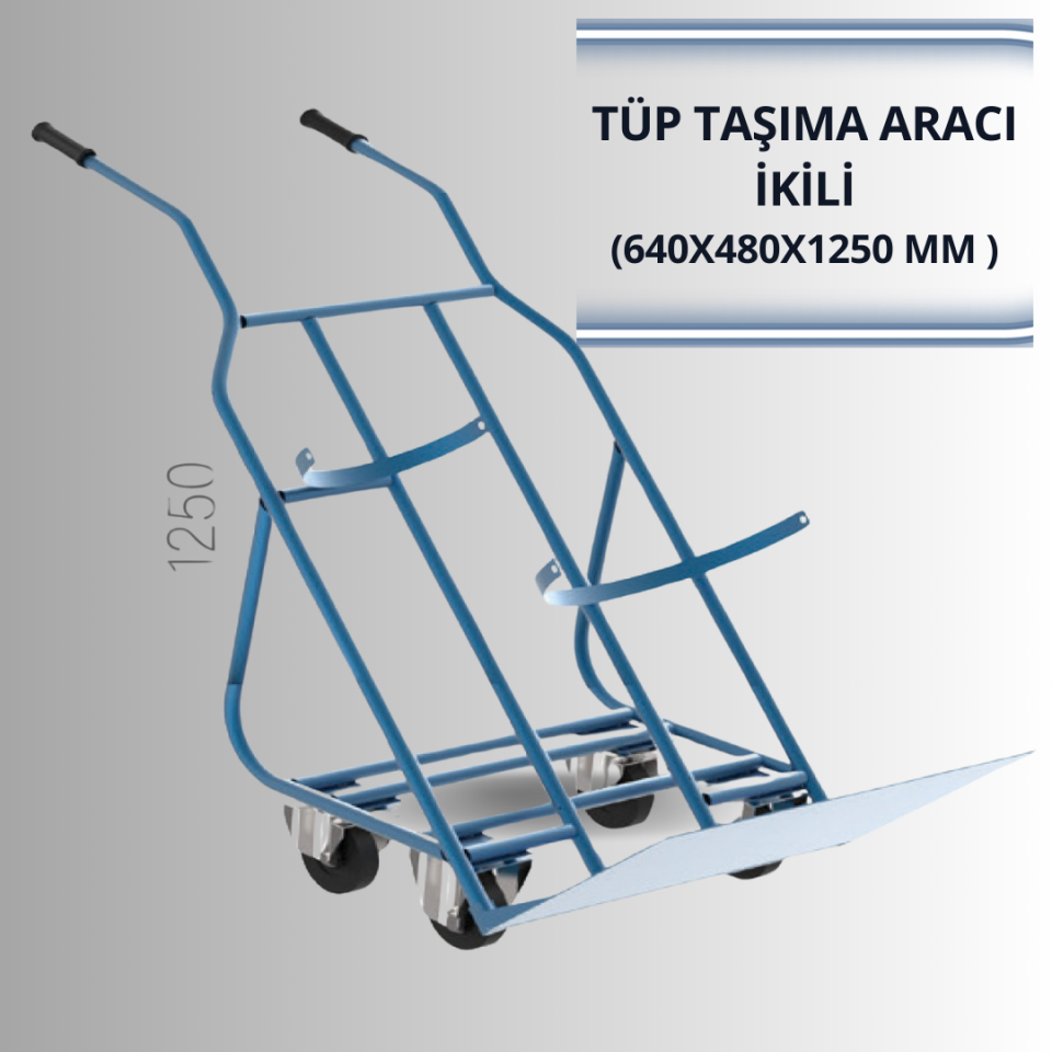 İKİLİ TÜP TAŞIMA ARABASI (İSTANBUL-GEBZE KARGO ÜCRETSİZ)