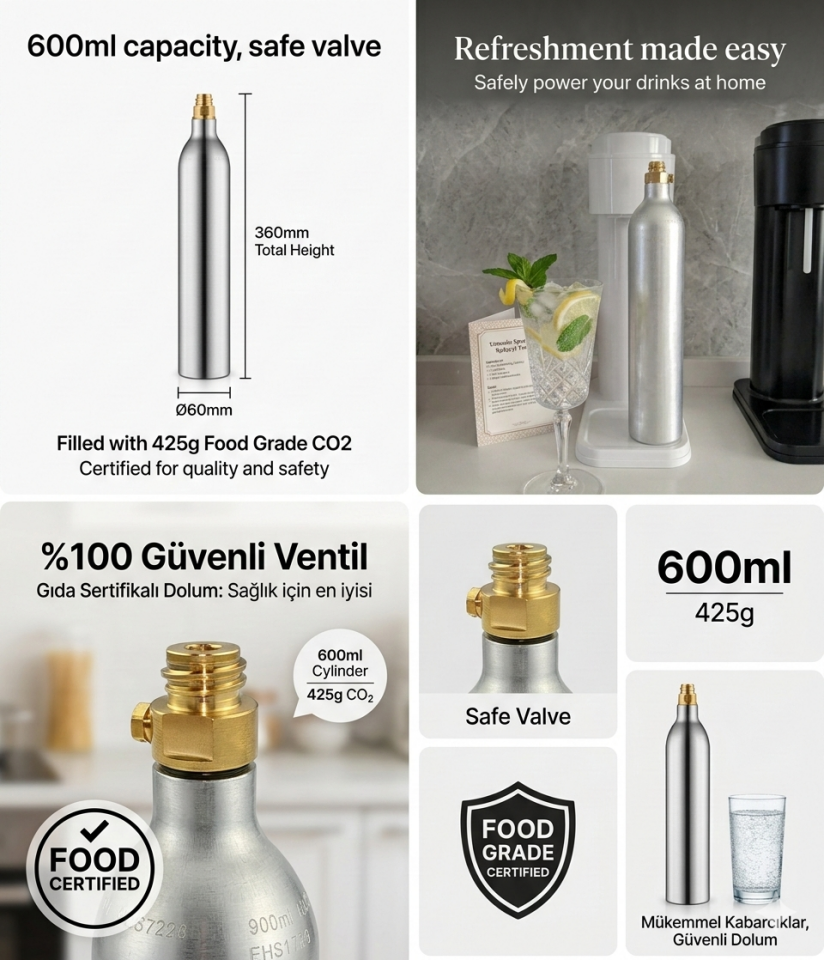 SODA TÜPÜ DOLUMU 600 ml