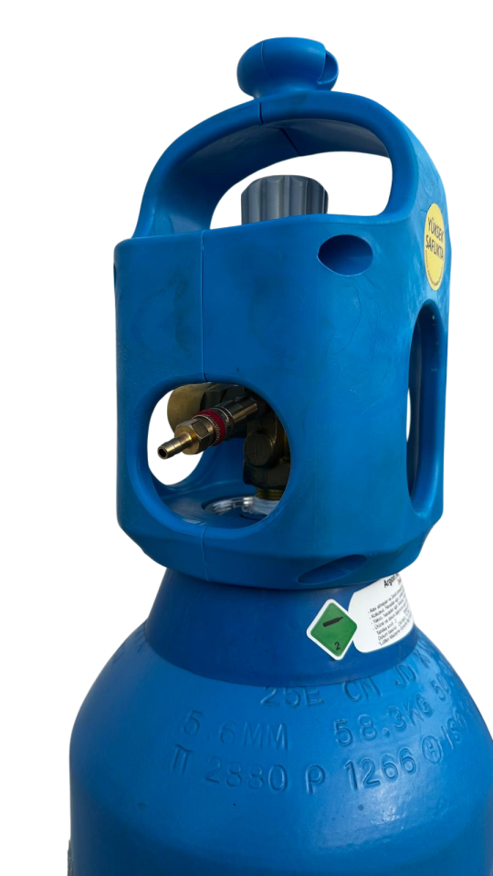 REGÜLATÖRLÜ 50 LT YÜKSEK SAFLIKTA ARGON TÜP