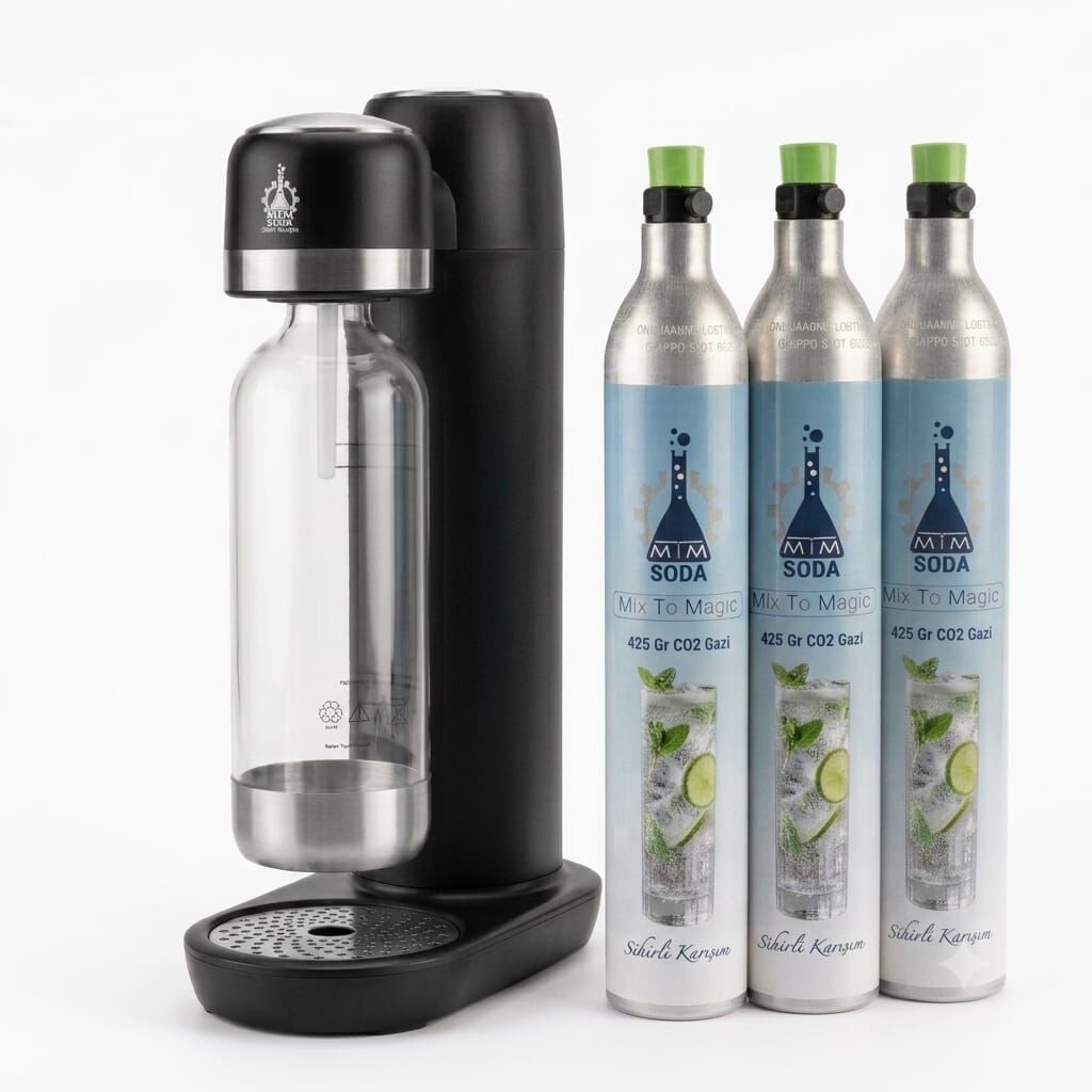 MTM SODA MAKER SET- 3 ADET YEDEK TÜPLÜ