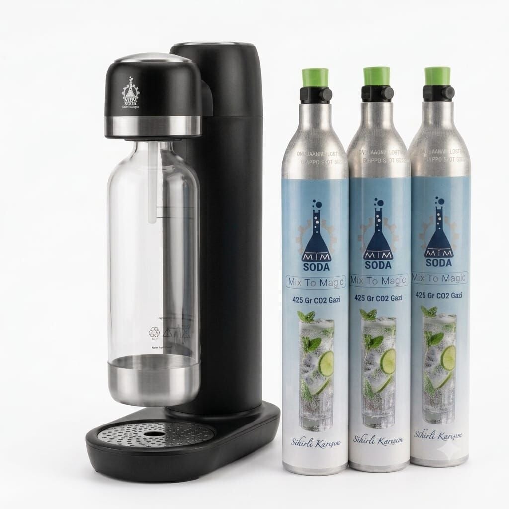 MTM SODA MAKER SET- 3 ADET YEDEK TÜPLÜ