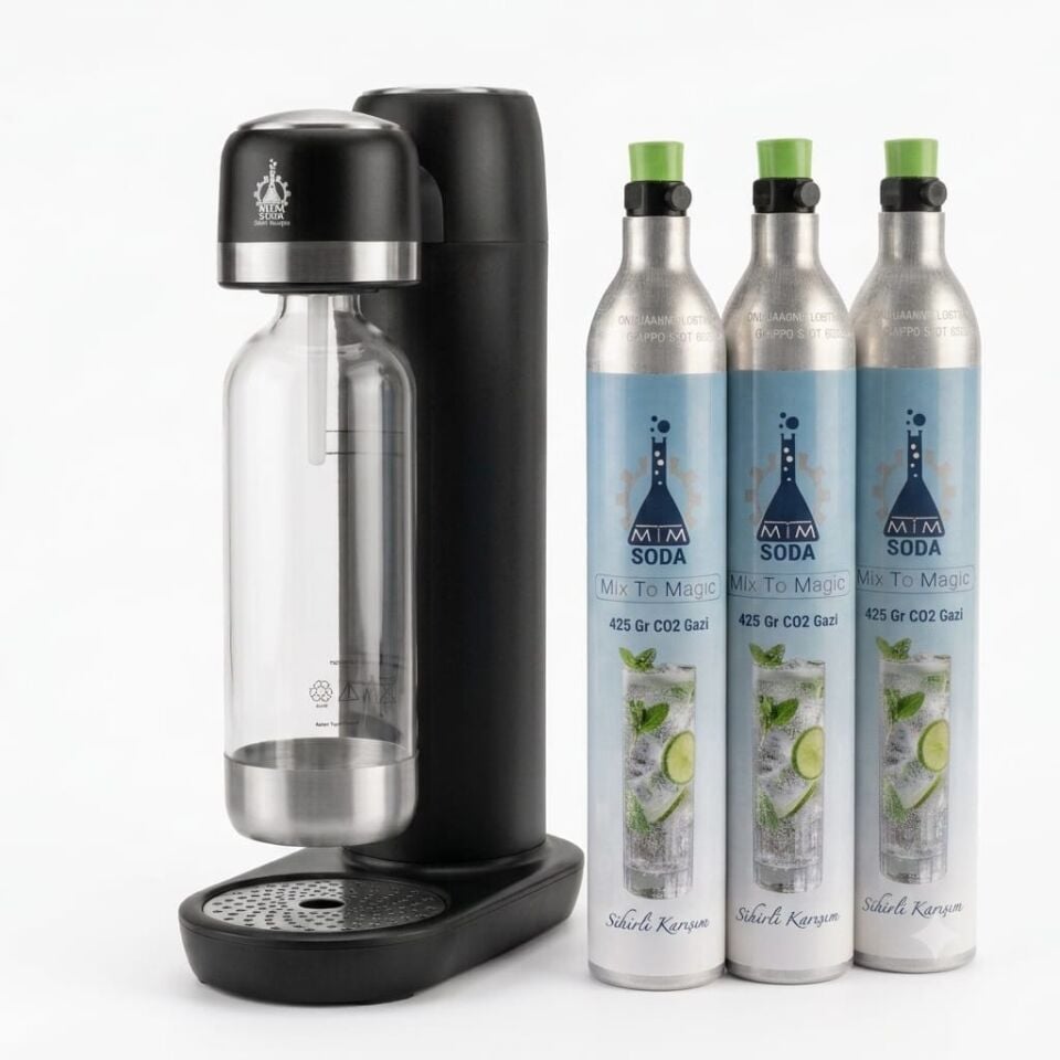 MTM SODA MAKER SET- 3 ADET YEDEK TÜPLÜ