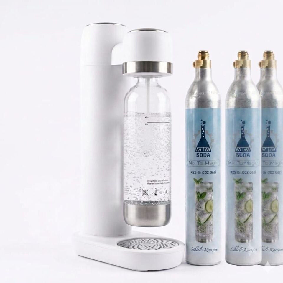 MTM SODA MAKER SET- 3 ADET YEDEK TÜPLÜ